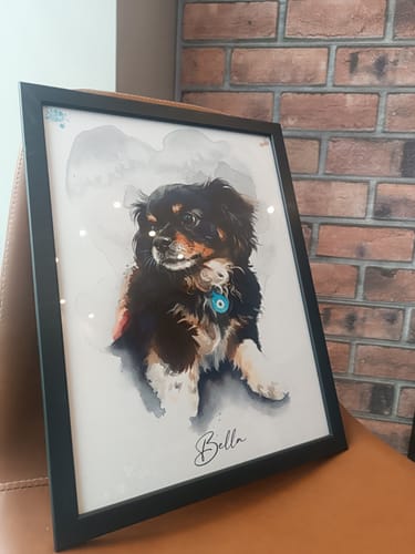 Customer photo review of Πορτραίτο Κατοικίδιου - Νερομπογιά