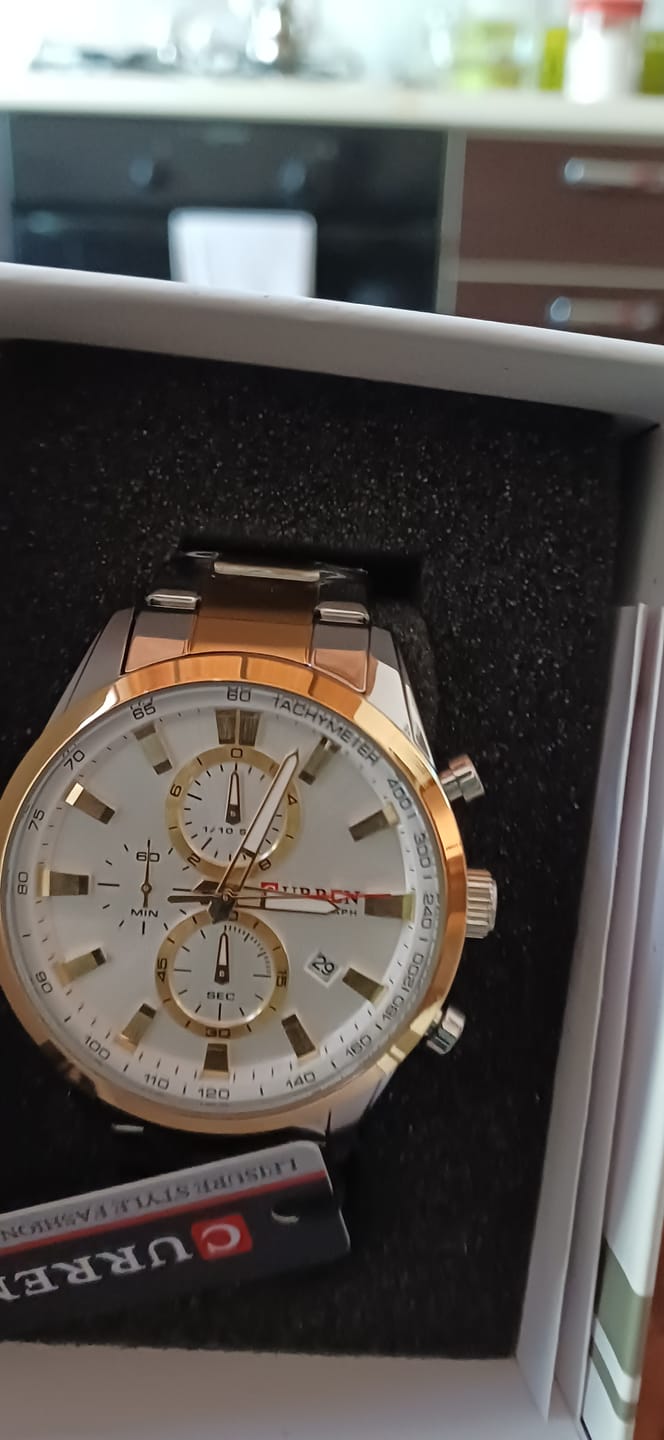 Customer photo review of Curren Monte Carlo® orologio uomo acciaio