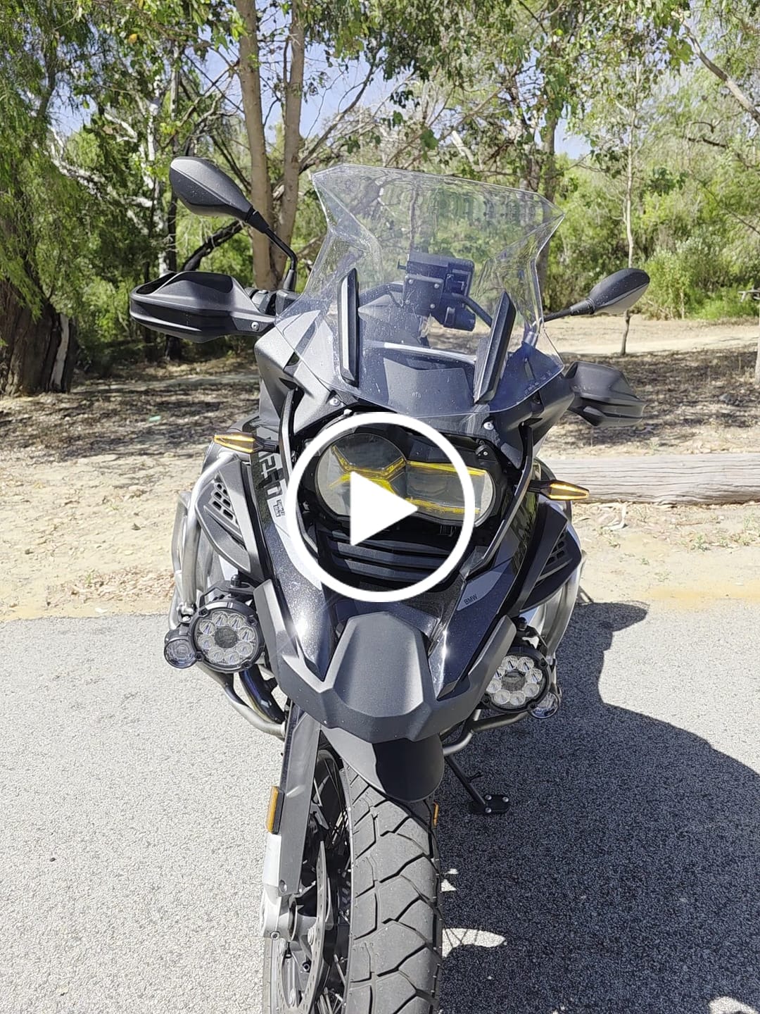 Customer video review of Under Nose Mount for Motorcycle Lights