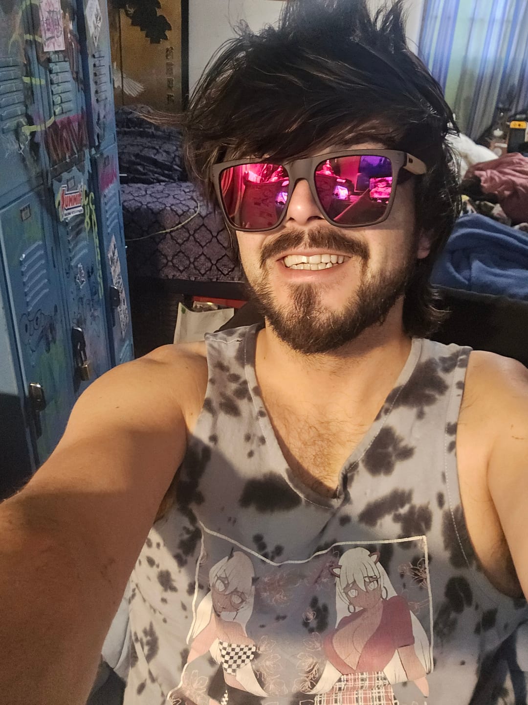 Customer photo review of 80Eighty® Polarized Bamboo Sunglasses - Red