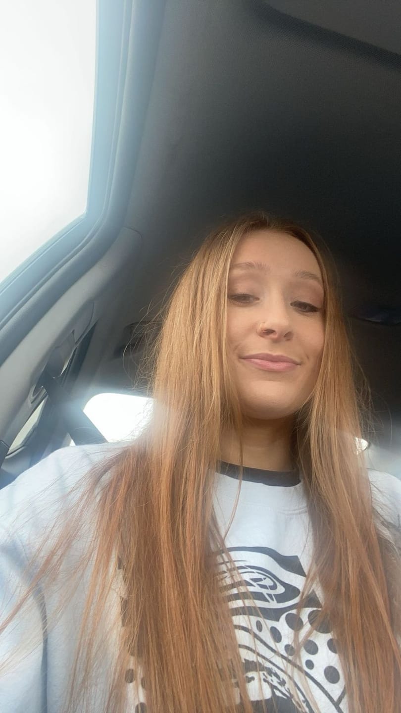 Customer photo review of Allow Your Thoughts To Fade Sweatshirt