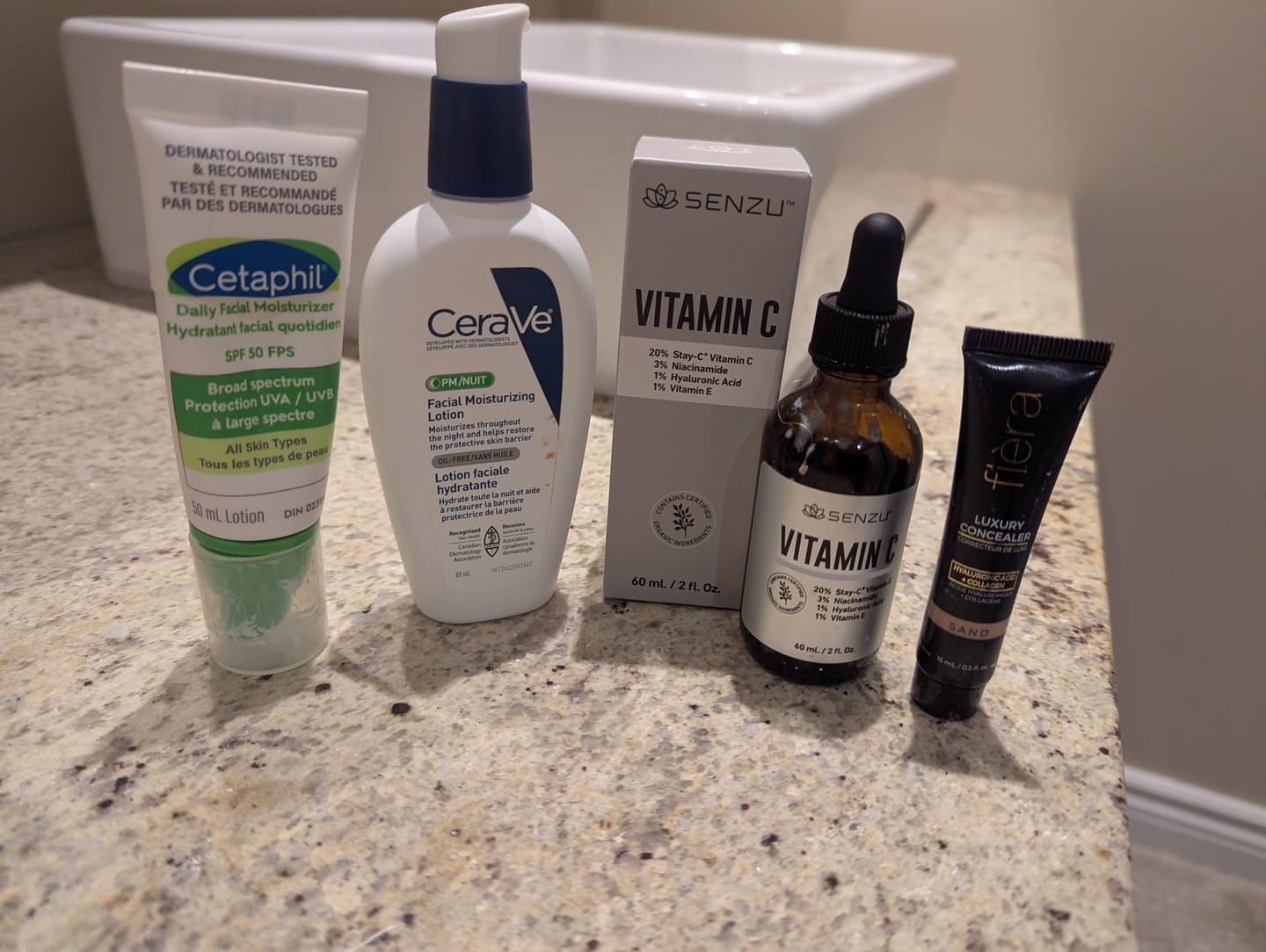 Customer photo review of Vitamin C Facial Serum