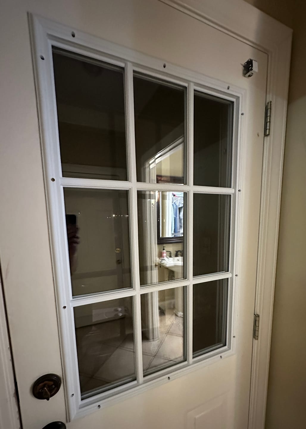 Customer photo review of Clear 9 Lite Glass and Frame Kit (Half Lite)