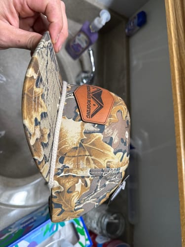 Customer photo review of Custom Leather Patch Rope Hat - Richardson 256P UMPQUA