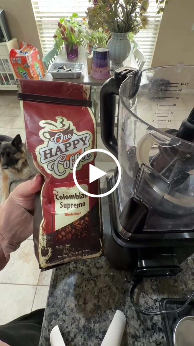 Customer video review of One Happy Coffee Colombian Supremo Whole Beans 16oz