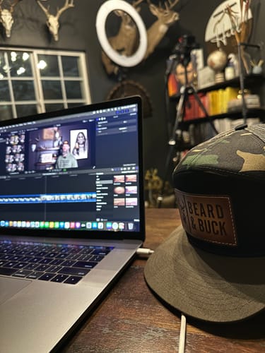 Customer photo review of Premium Custom Leather Patch Hats (Wholesale)