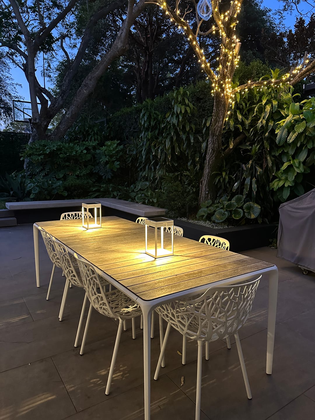 Customer photo review of Luxury Metal Solar Lantern