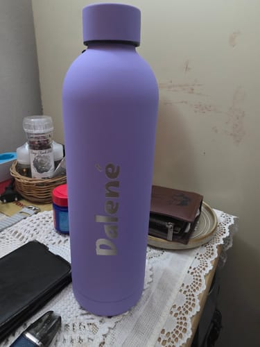 Customer photo review of Core Series Flask | Lavender Purple