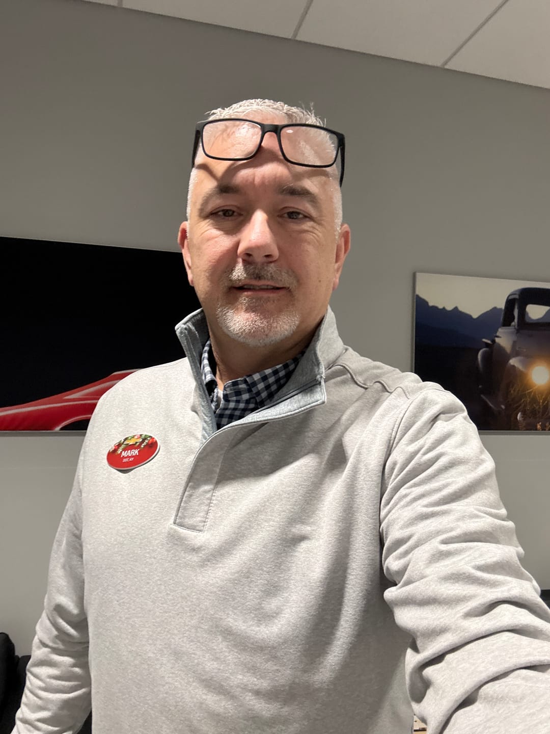 Customer photo review of Men's Sidekick Super Soft Midweight Quarter Zip