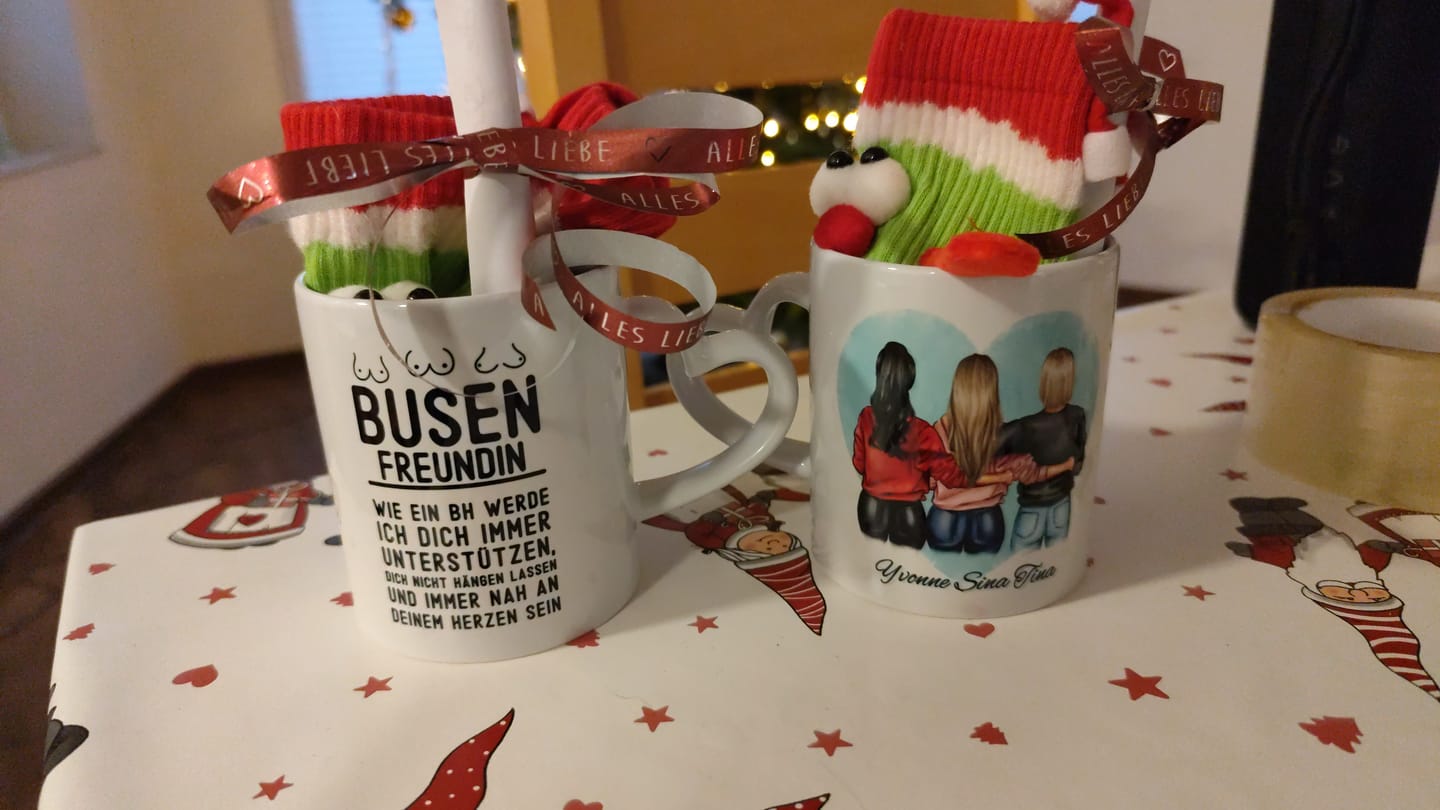 Customer photo review of Tasse - Besties, Beste Freundinnen - personalisierbar