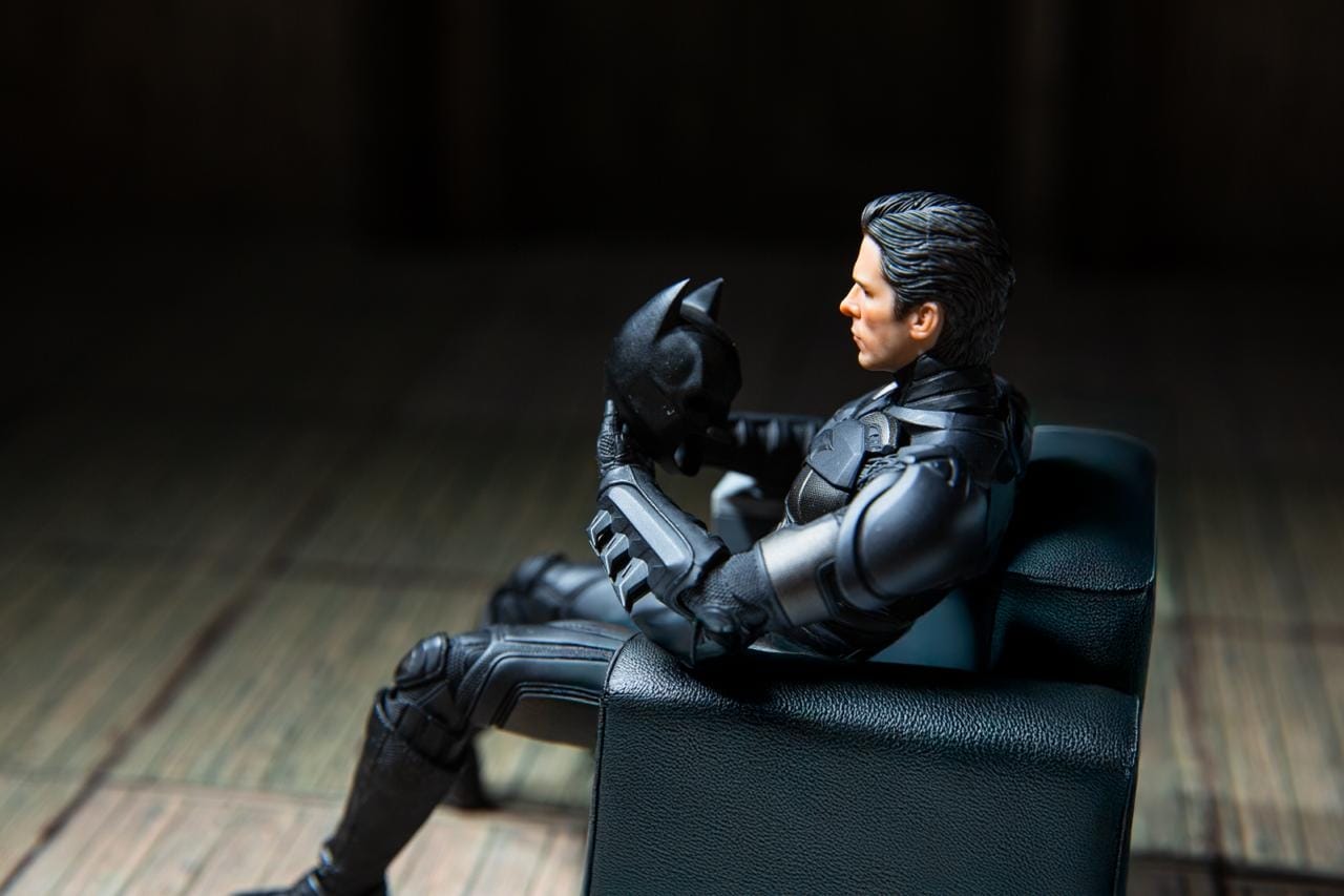 Customer photo review of Batman (TDKR) 1/12 Scale Figure - Deluxe & Standard