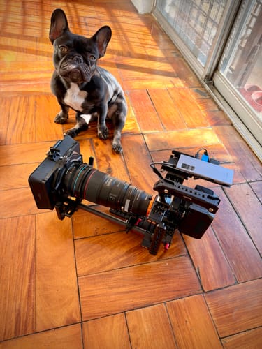 Customer photo review of 58mm Filter Mount for Beastcage 17 Series