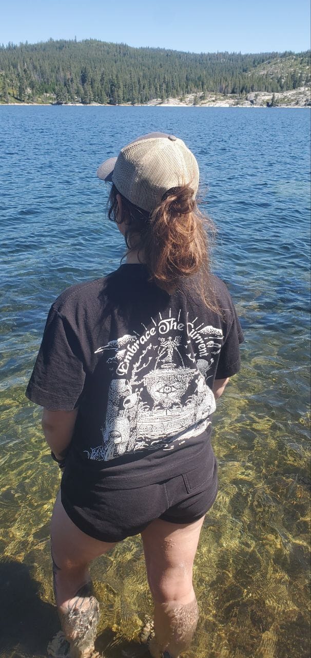 Customer photo review of Embrace The Current Limited Edition Boxy Tee