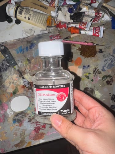 Customer photo review of Daler Rowney - Diluyente de Bajo Olor 024 75 ml