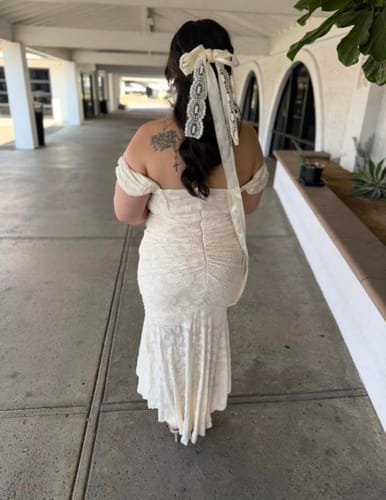 Customer photo review of The Aurelia Floral Dress