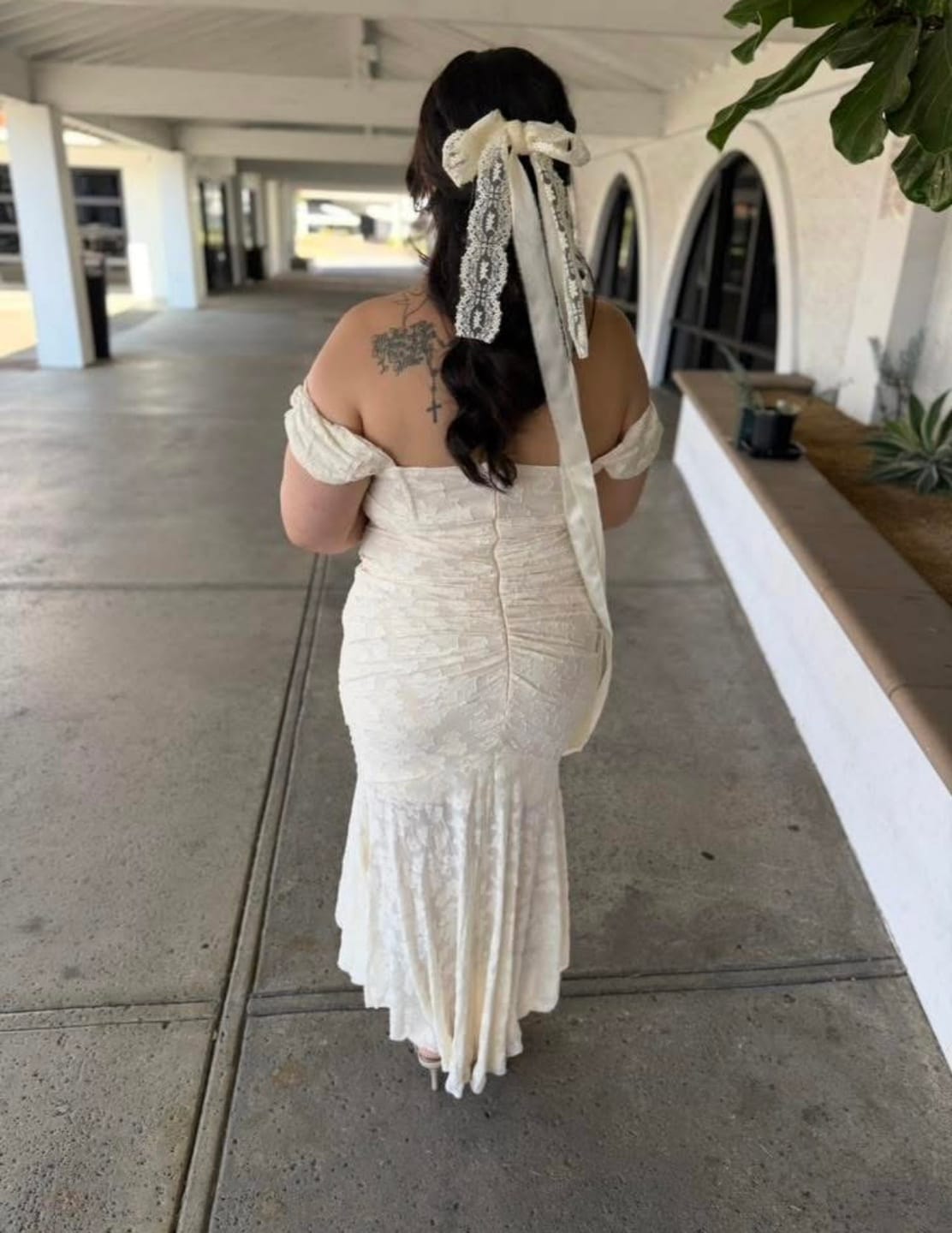 Customer photo review of The Aurelia Floral Dress