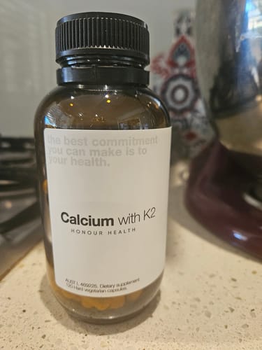 Customer photo review of Calcium with K2 - 120 Capsules