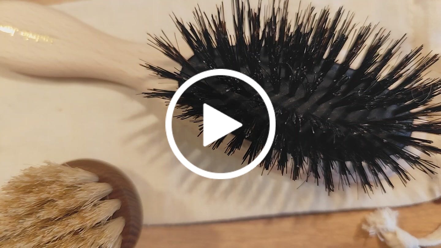Customer video review of Brosse à cheveux