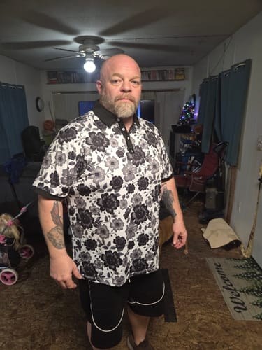 Customer photo review of Black Flowers 2.0