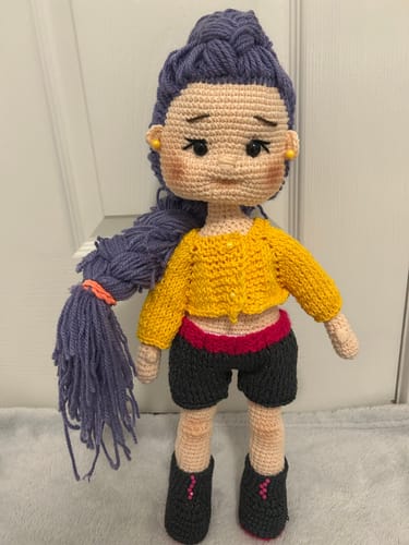 Customer photo review of YarnArt Jeans