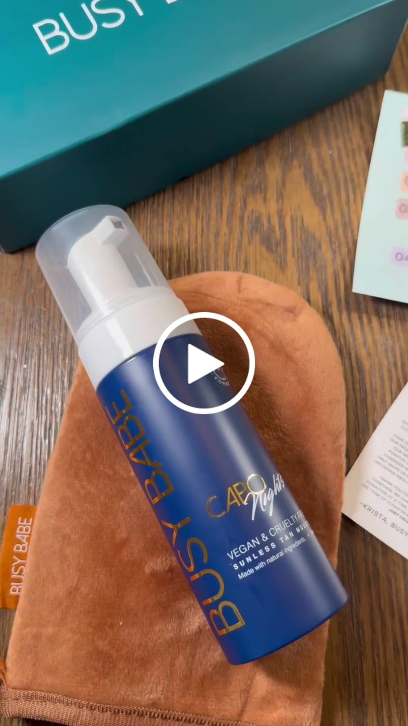 Customer video review of Cabo Nights Self Tan Mousse w/Mitt.