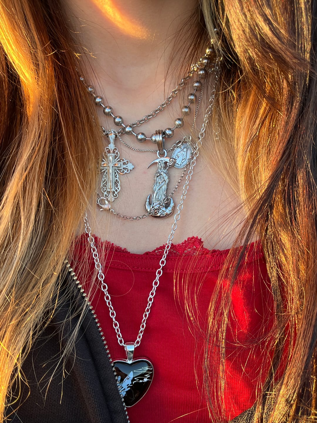 Customer photo review of UPGRADED SANTA MUERTE PENDANT
