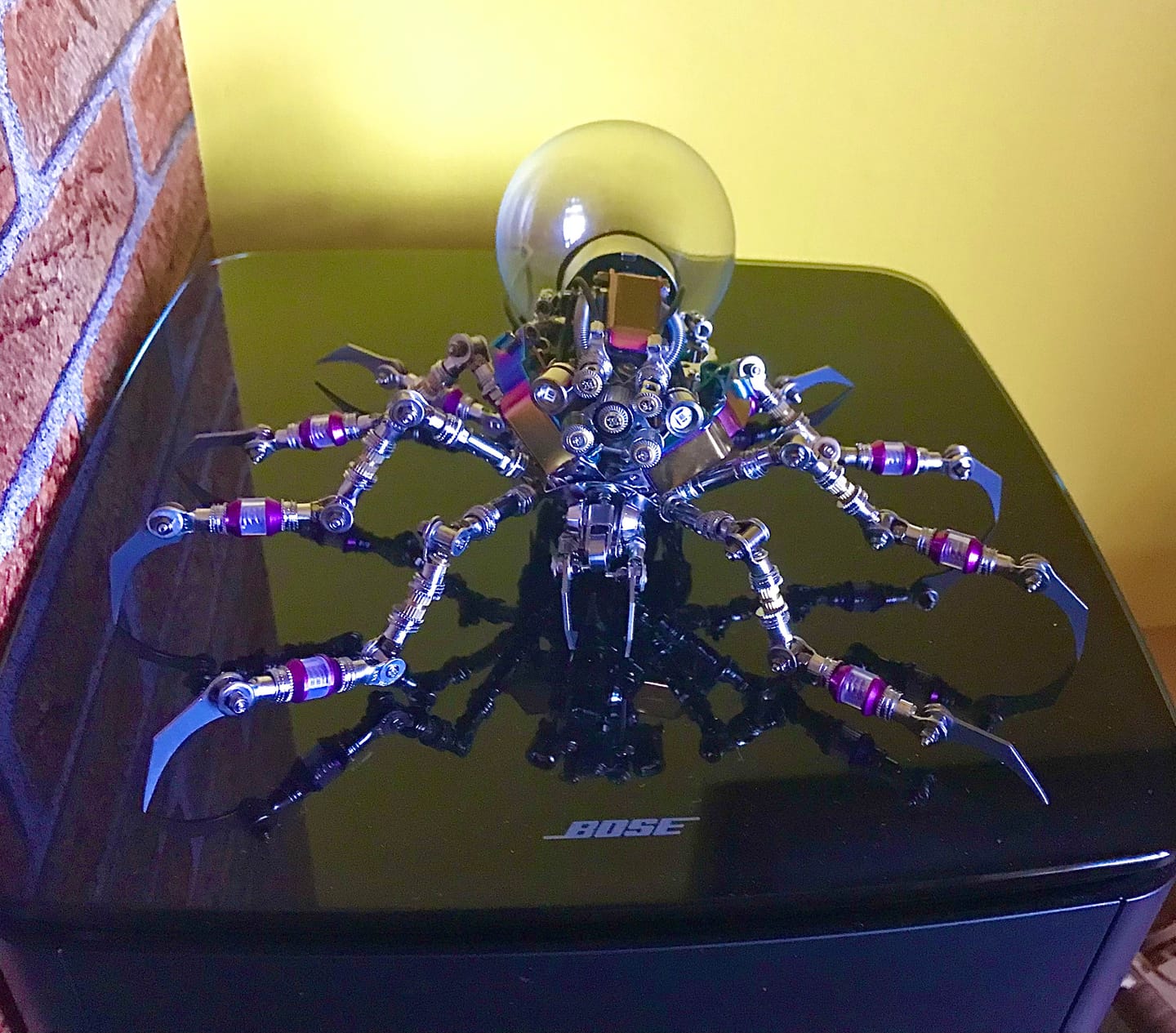 Customer photo review of Cyberpunk Plasma Ball Spider