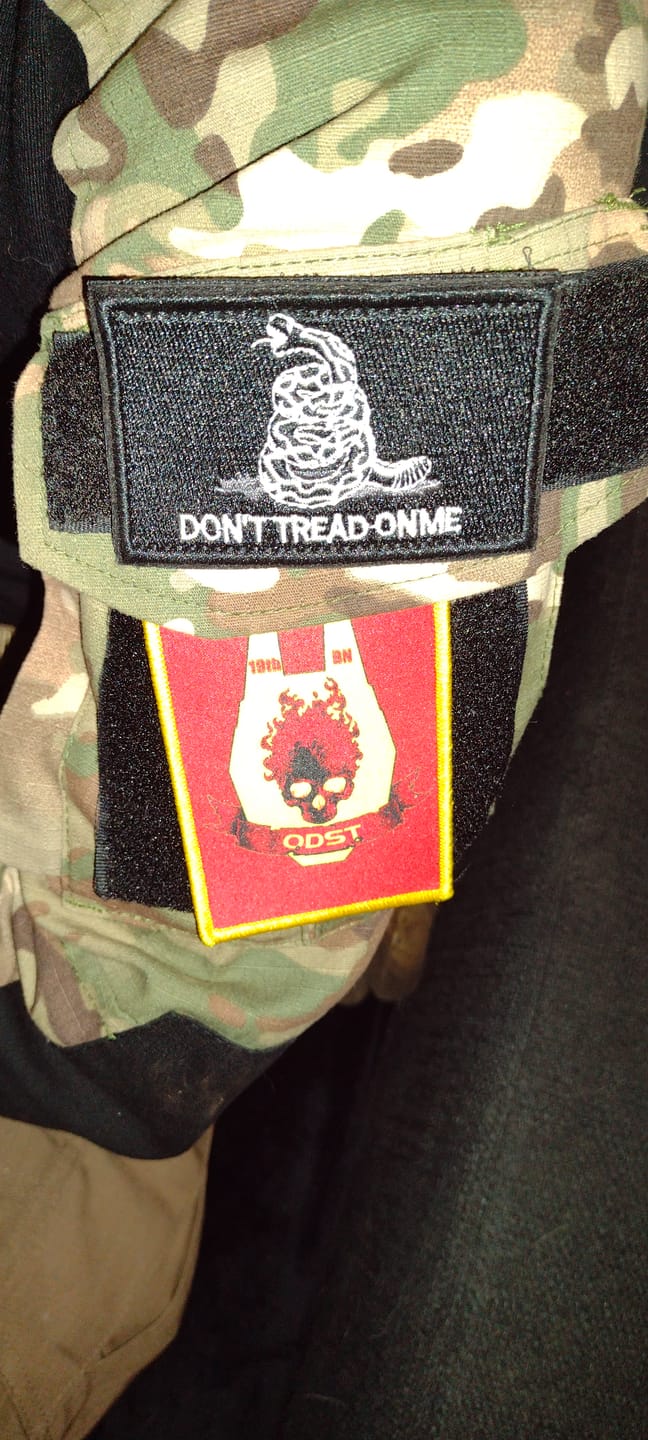 Customer photo review of Hell Jumper - Sublimation Velcro Morale Patch