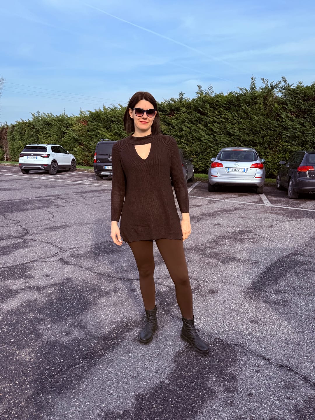 Customer photo review of Leggings Confidence Cioccolato