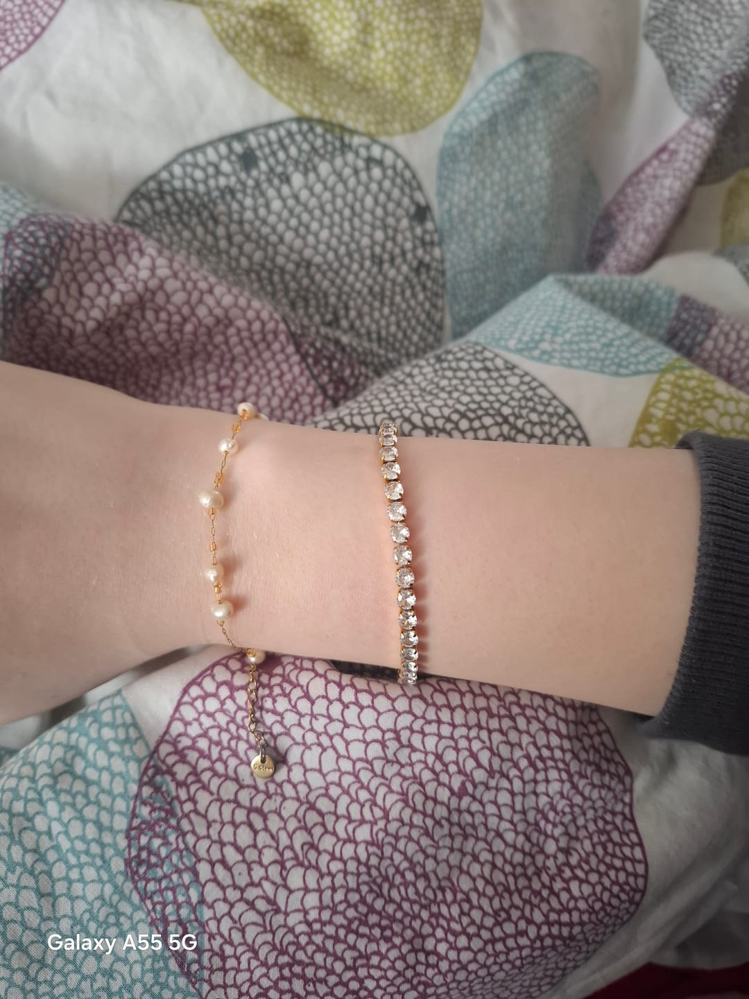 Customer photo review of Bratara Tennis Gold, 4mm