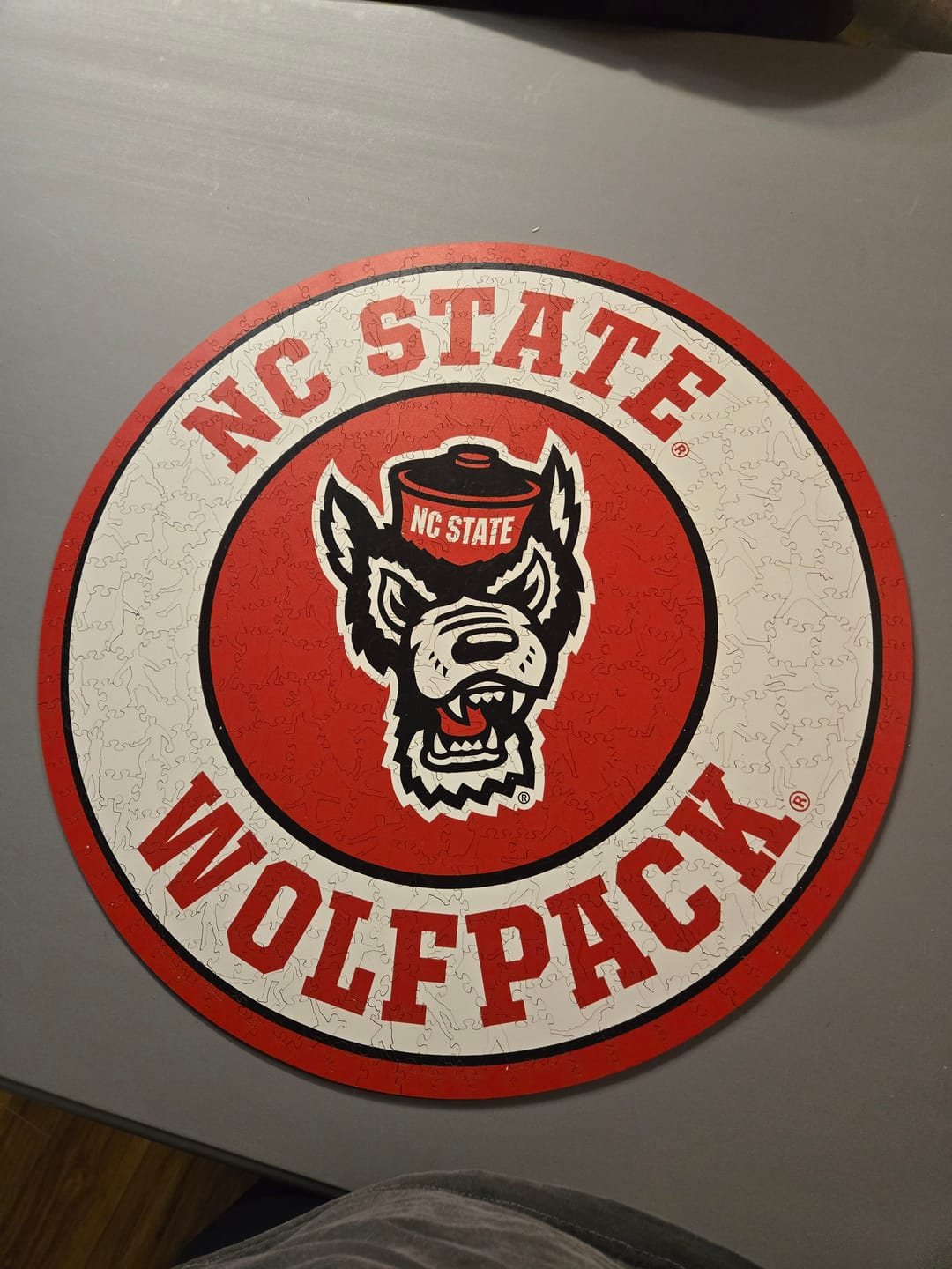 Customer photo review of North Carolina State University - Wooden Puzzle