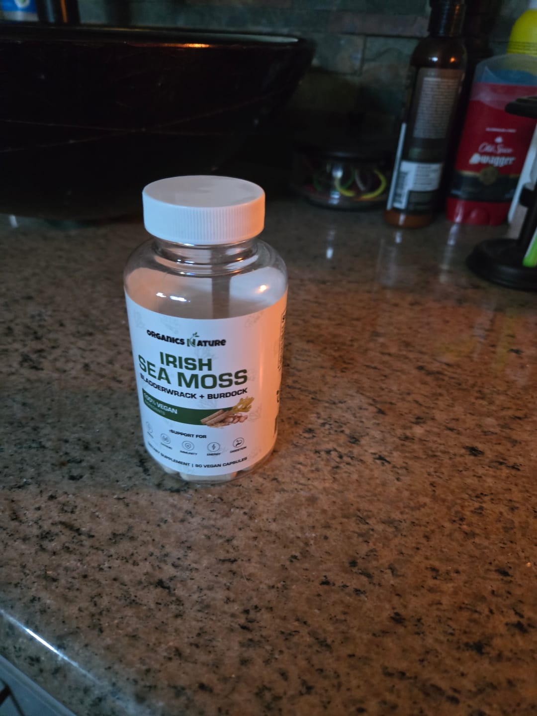 Customer photo review of Organic Irish Sea Moss With Bladderwrack and Burdock Root - 45 Servings