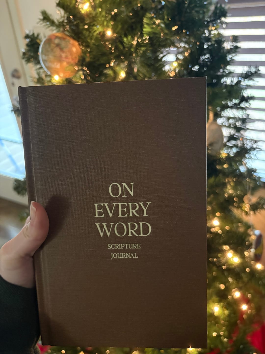 Customer photo review of On Every Word Scripture Journal 2026