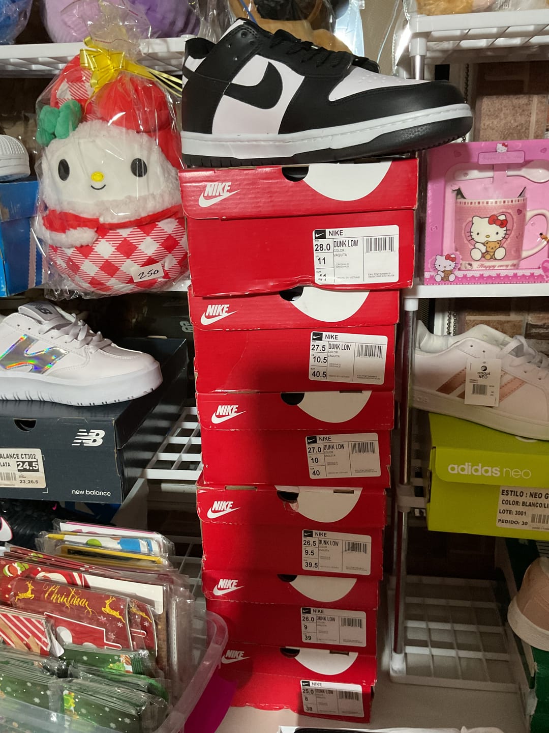 Customer photo review of Paq 6 Pares Tenis 270 Blanco Total 25/28.5