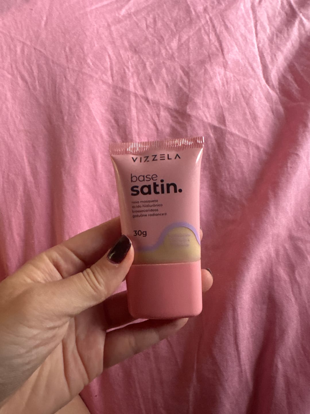 Customer photo review of Base Líquida SATIN - Vizzela