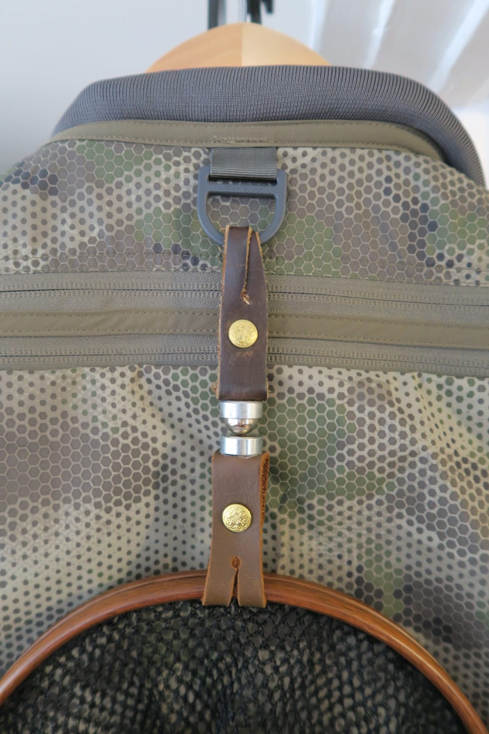 Customer photo review of Keep & Release Net Tether - Leather + Rare Earth Magnets