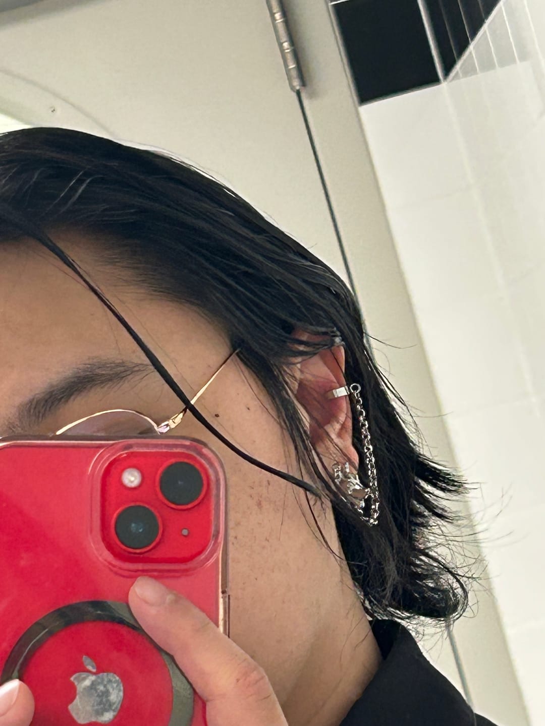 Customer photo review of HELLHOUND EARRING + CUFF
