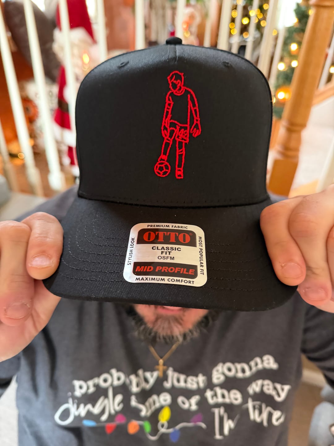 Customer photo review of Custom Sports Cap