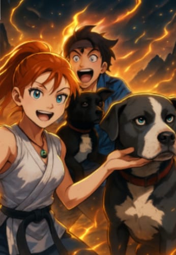 Customer photo review of Personalized Canvas - Portrait in Anime style