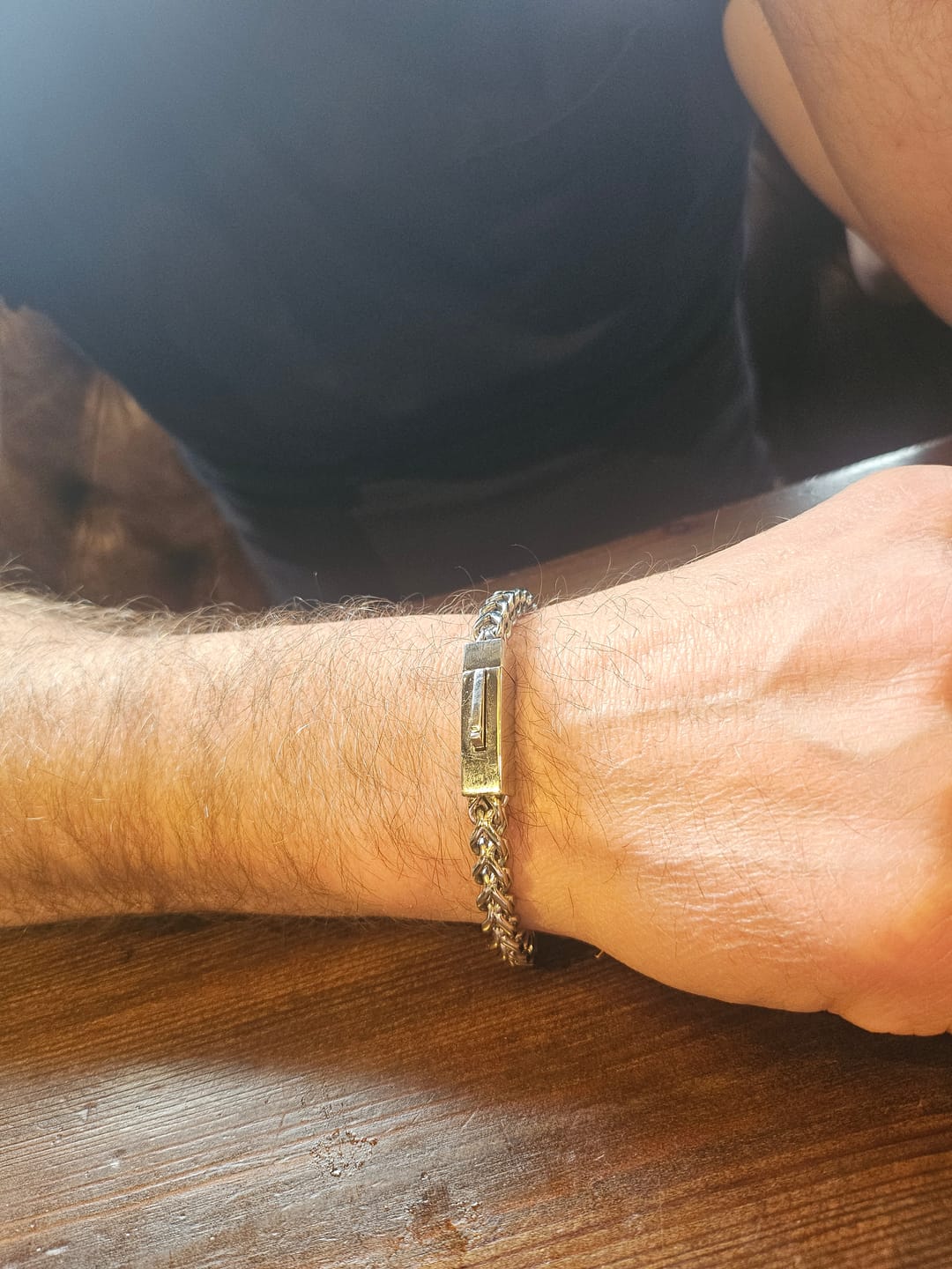 Customer photo review of Franco Link Bracelet | 6MM