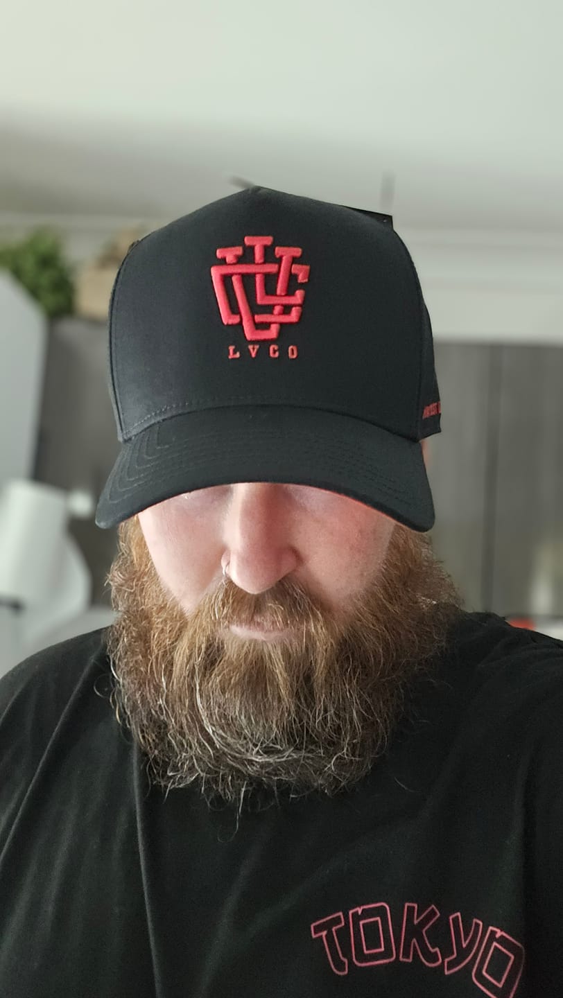 Customer photo review of LVCO Black Flame A-Frame Snapback