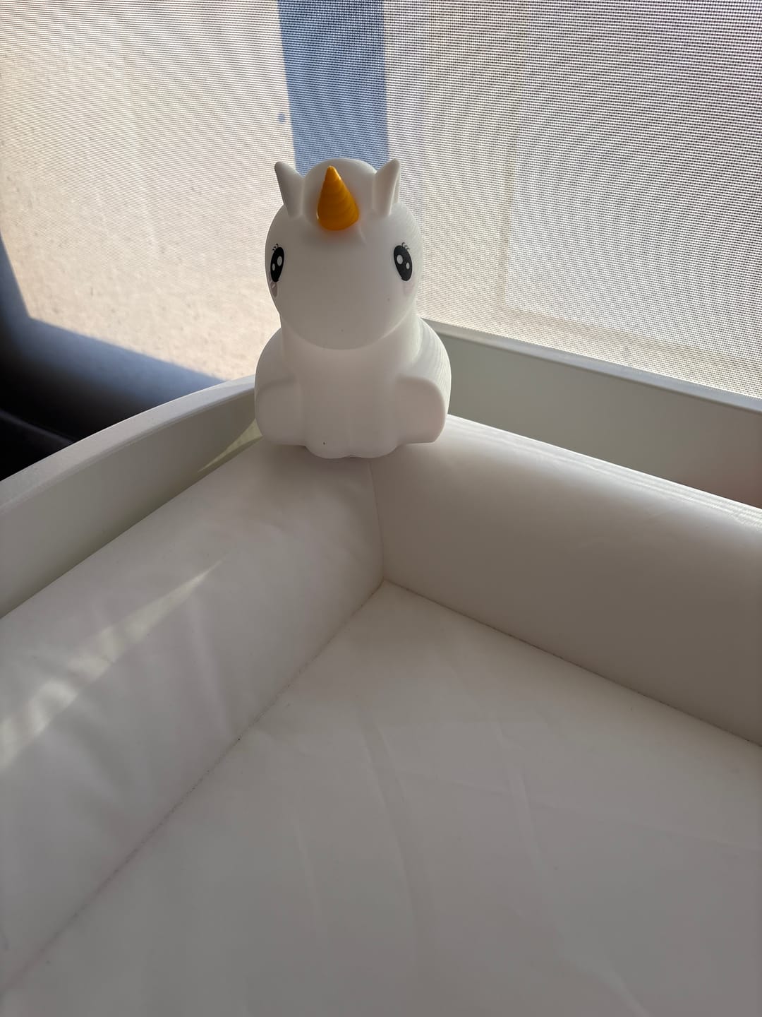 Customer photo review of Lámpara con ruido blanco Unicornio
