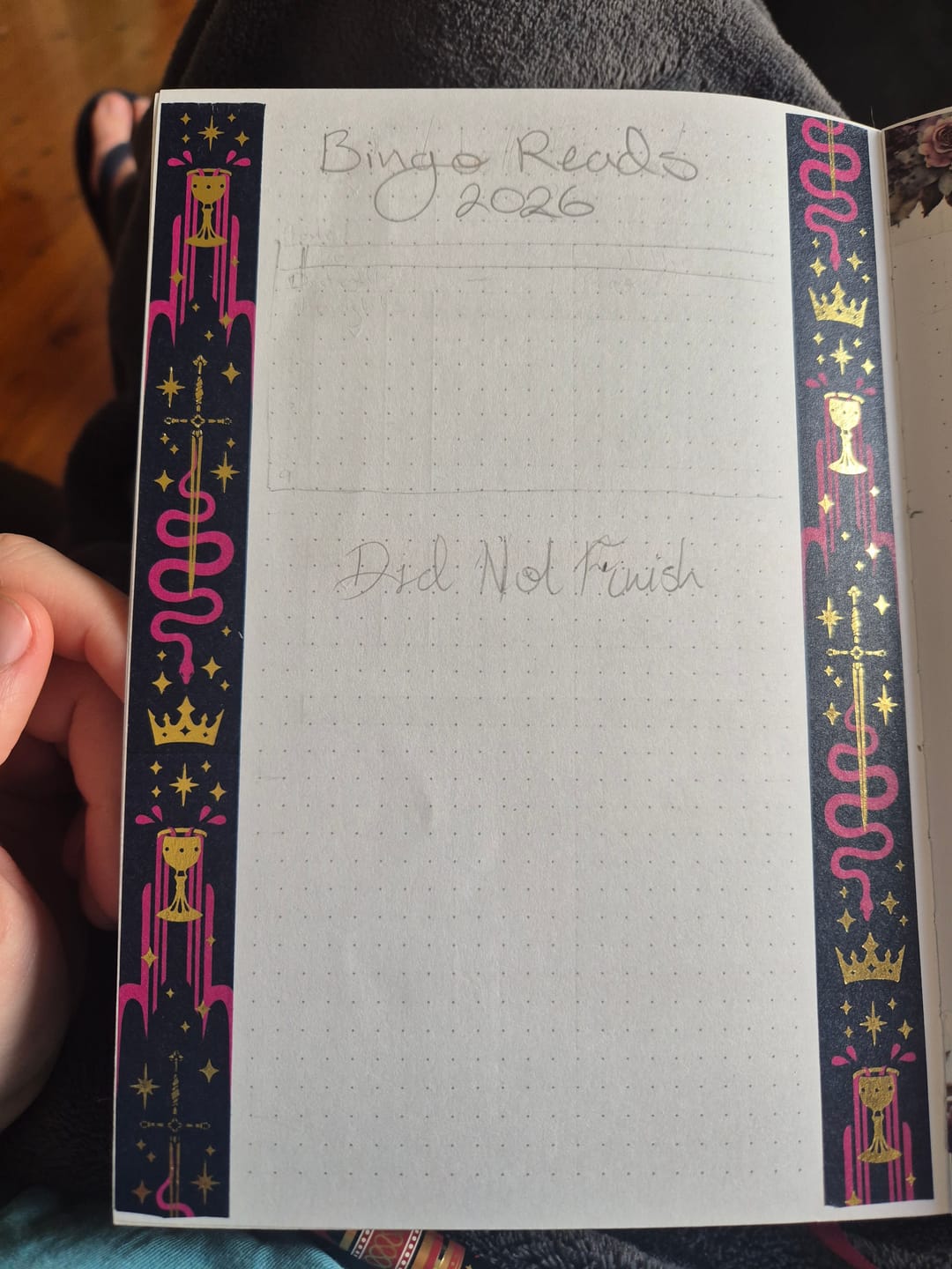 Customer photo review of Prophecy Foretold Washi Tape - Blue