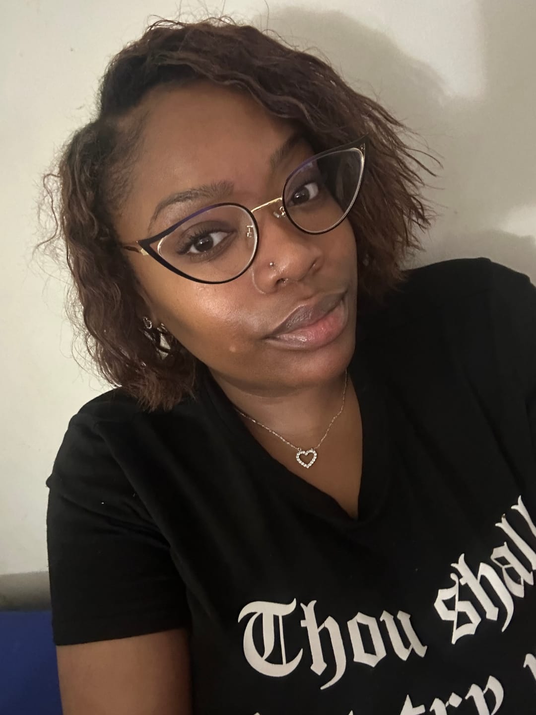Customer photo review of Tansy Eyeglasses