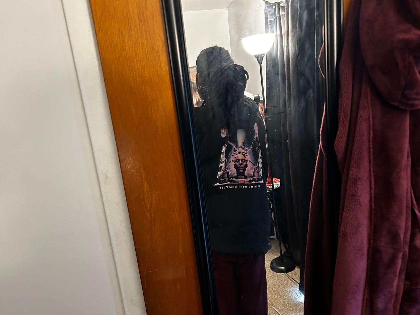 Customer photo review of The Attached Self Hoodie