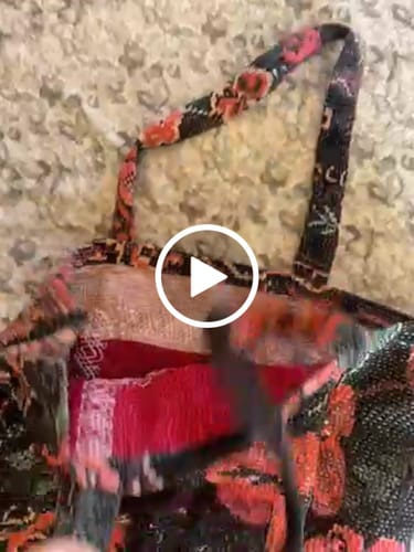 Customer video review of 🎁 KANTHA TOTE | VARIETY (100% off)