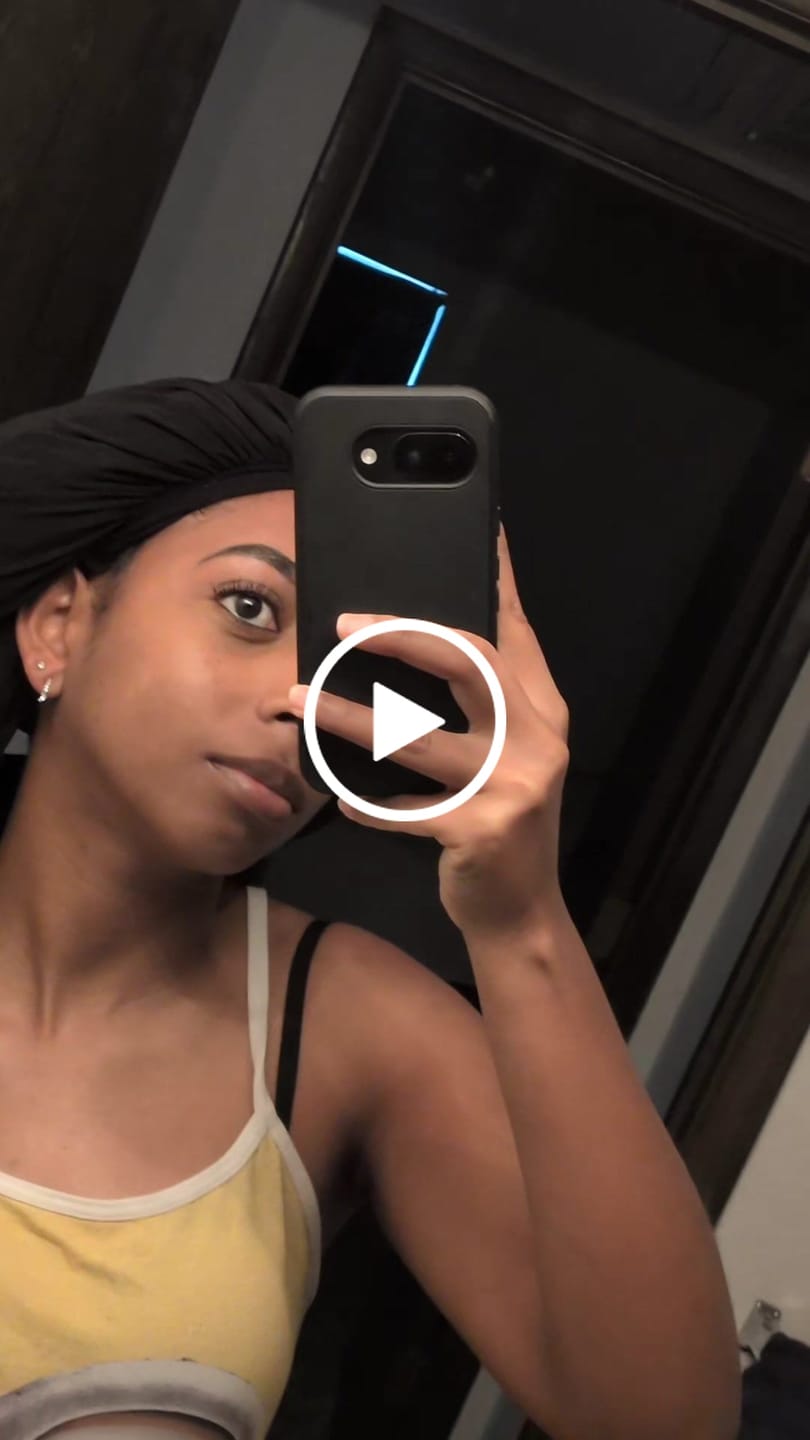 Customer video review of Pantyhose Bonnet for Sleeping