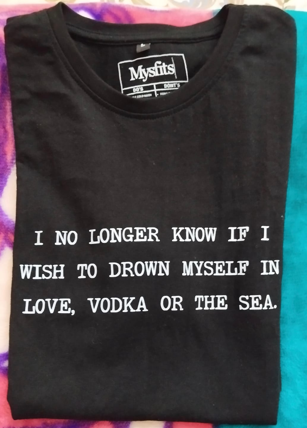Customer photo review of We'll Survive: Literature Tee