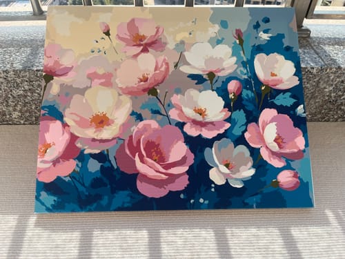 Customer photo review of Beautiful Watercolor Floral