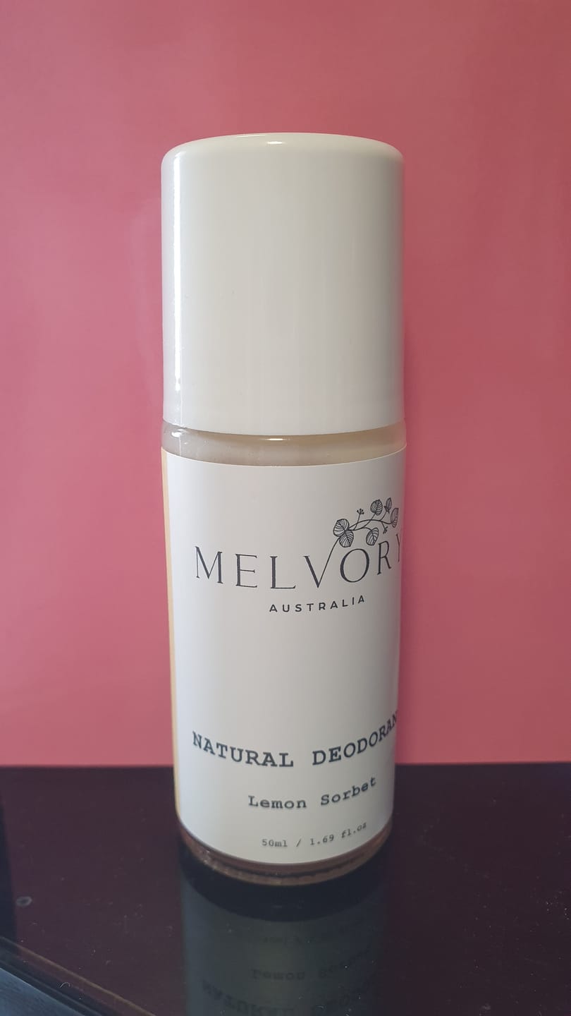 Customer photo review of Natural Deodorant Lemon Sorbet